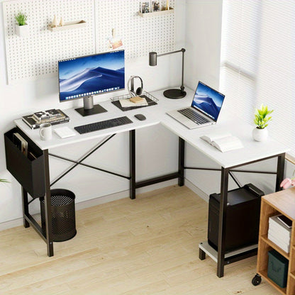 Computer Desk shown in the White table option