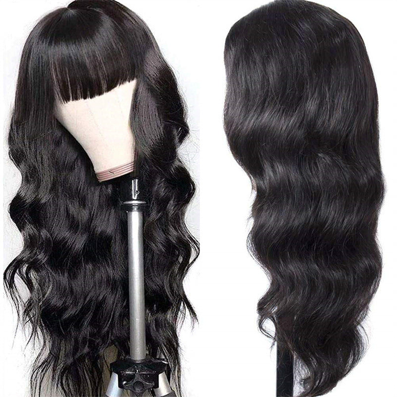 Lace Front Wig - Curly Wavy for Women - Heat Resistant Synthetic Hair with Natural Hairline - product detail view 6