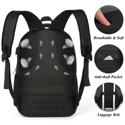 Laptop Backpack – 15.6 Inch, USB Charging, Adjustable Strap, for Travel & School – detail view 7