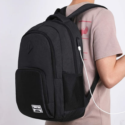Laptop Backpack – 15.6 Inch, USB Charging, Adjustable Strap, for Travel & School – detail view 8