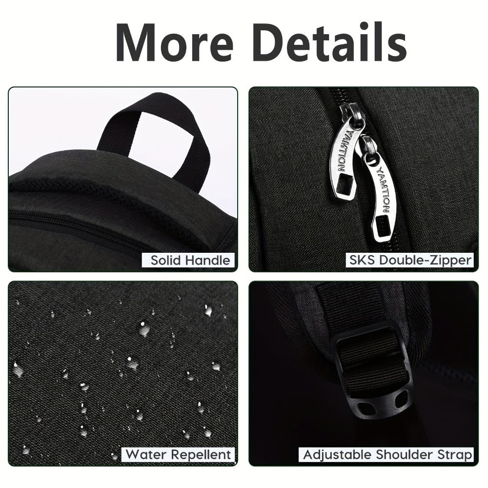 Laptop Backpack – 15.6 Inch, USB Charging, for Travel & School – detail view 5