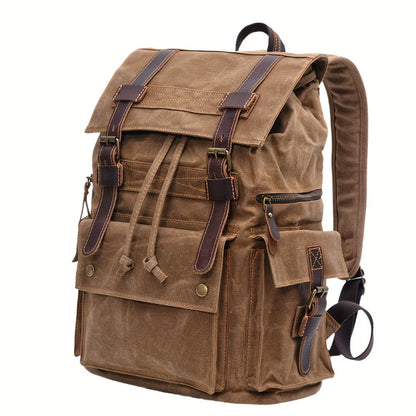 Laptop Backpack – 15.6 Inch, Canvas, Large Capacity, for Travel & Work – detail view 7