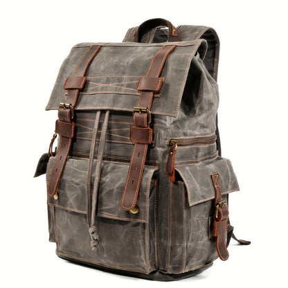 Laptop Backpack – 15.6 Inch, Canvas, Large Capacity, for Travel & Work – detail view 10