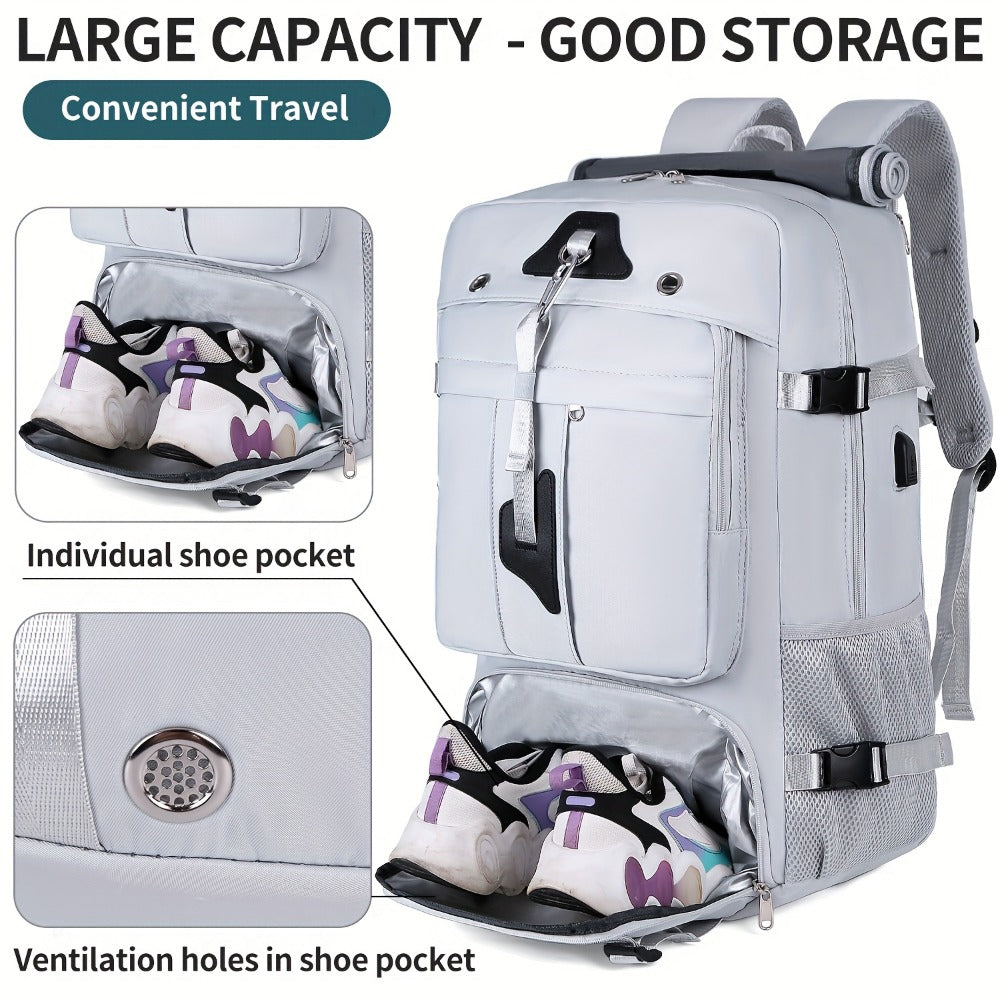 Laptop Backpack – 15.6 Inch, USB Charging, Large Capacity, for Travel – detail view 13