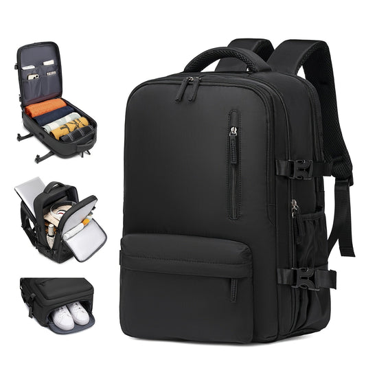 Laptop Backpack – 16 Inch, USB Charging, Spinner Wheels, for Travel – front view - product view 17