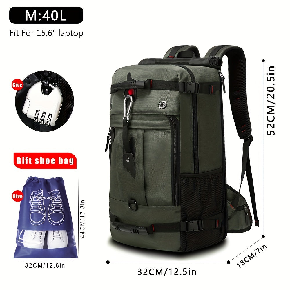 Laptop Backpack – 17.3 Inch, Combination Lock, for Travel & School – alternate view