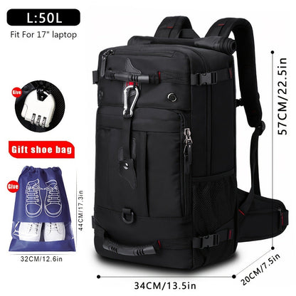 Laptop Backpack – 17.3 Inch, Combination Lock, for Travel & School – detail view 9