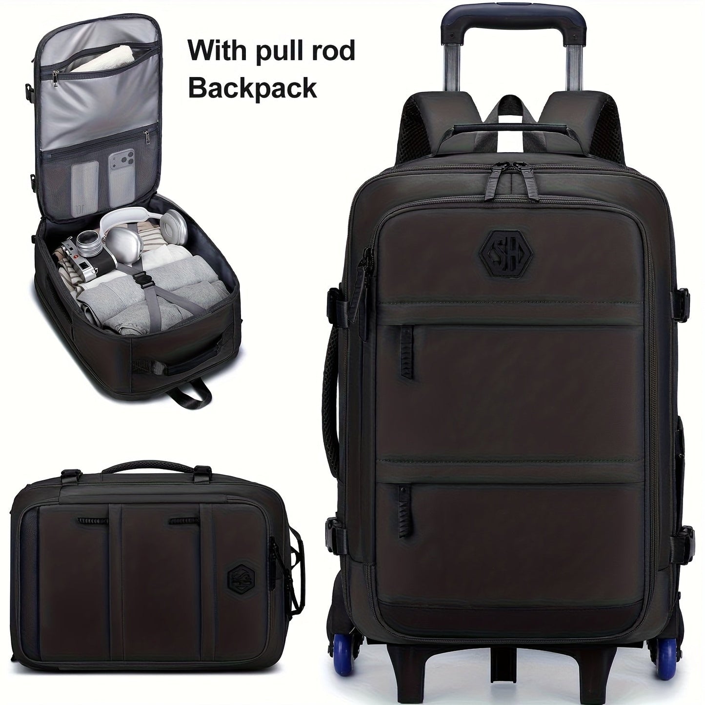 Laptop Backpack – 17 Inch, for Travel – detail view 3