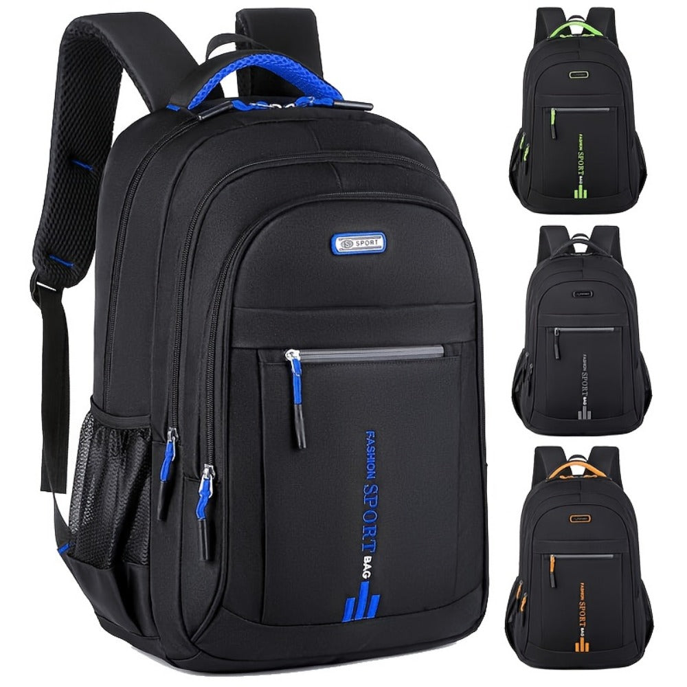 Laptop Backpack – 2 Pack, 4 Colors, Large Capacity, for Travel & School – front view