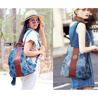 Laptop Backpack – 2 Piece, 10 Colors, Vegan Leather, Anti-Theft – alternate view