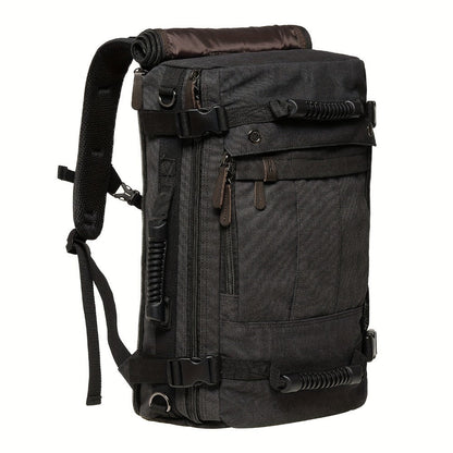 Laptop Backpack – 23.8L, 17 Inch, Canvas, Large Capacity – detail view 5