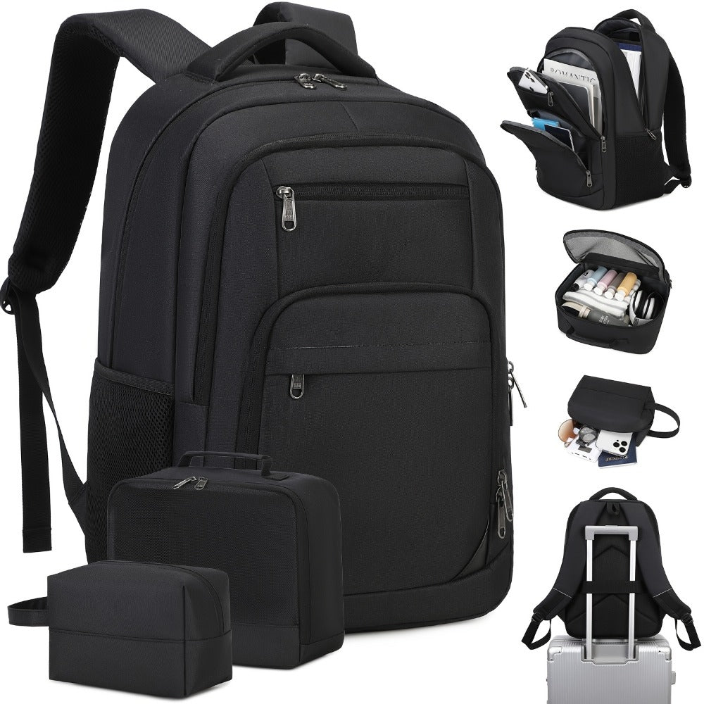 Laptop Backpack – 3 Pcs, 15.6 Inch, for Travel & Work – detail view 8