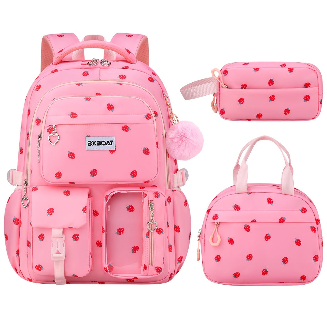 Laptop Backpack – 3-Piece, 15.6 Inch, Large Capacity, Trolley Sleeve – front view - product view 14