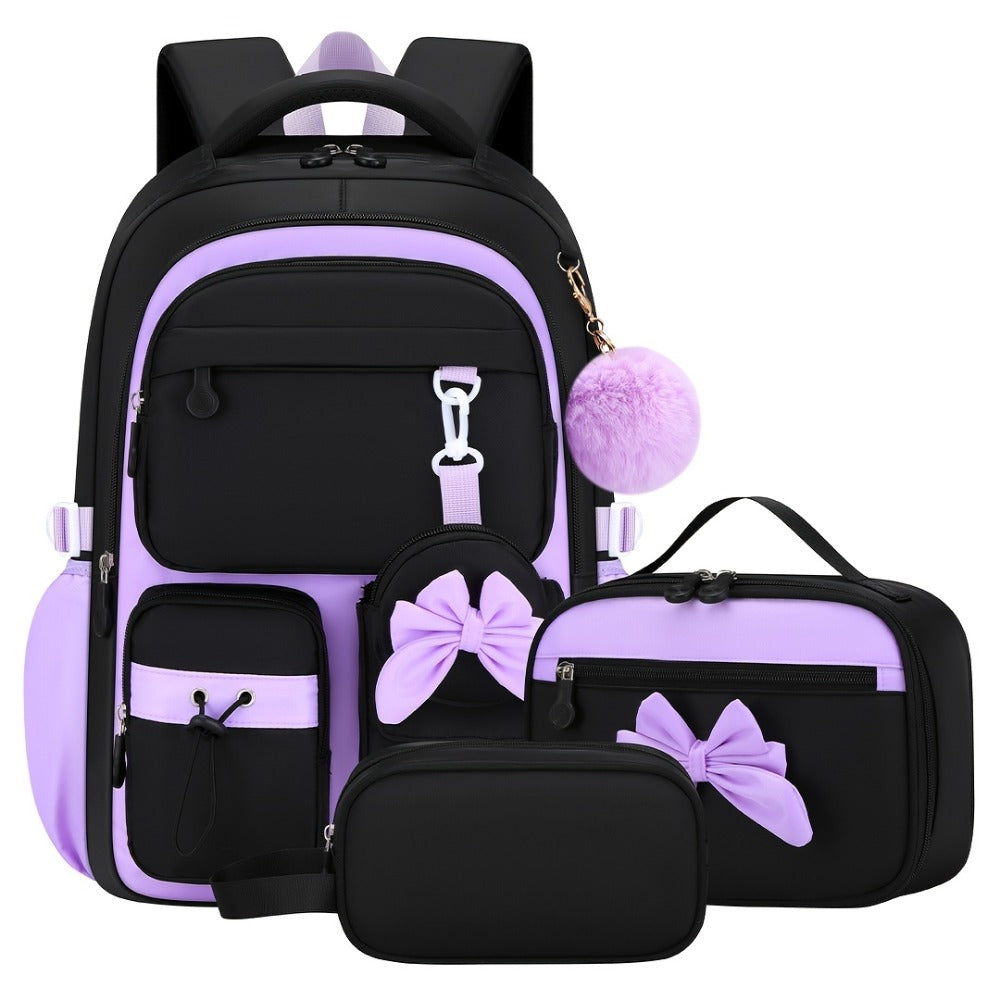 Laptop Backpack – 3-Piece, Lightweight, for Travel & School – detail view 4