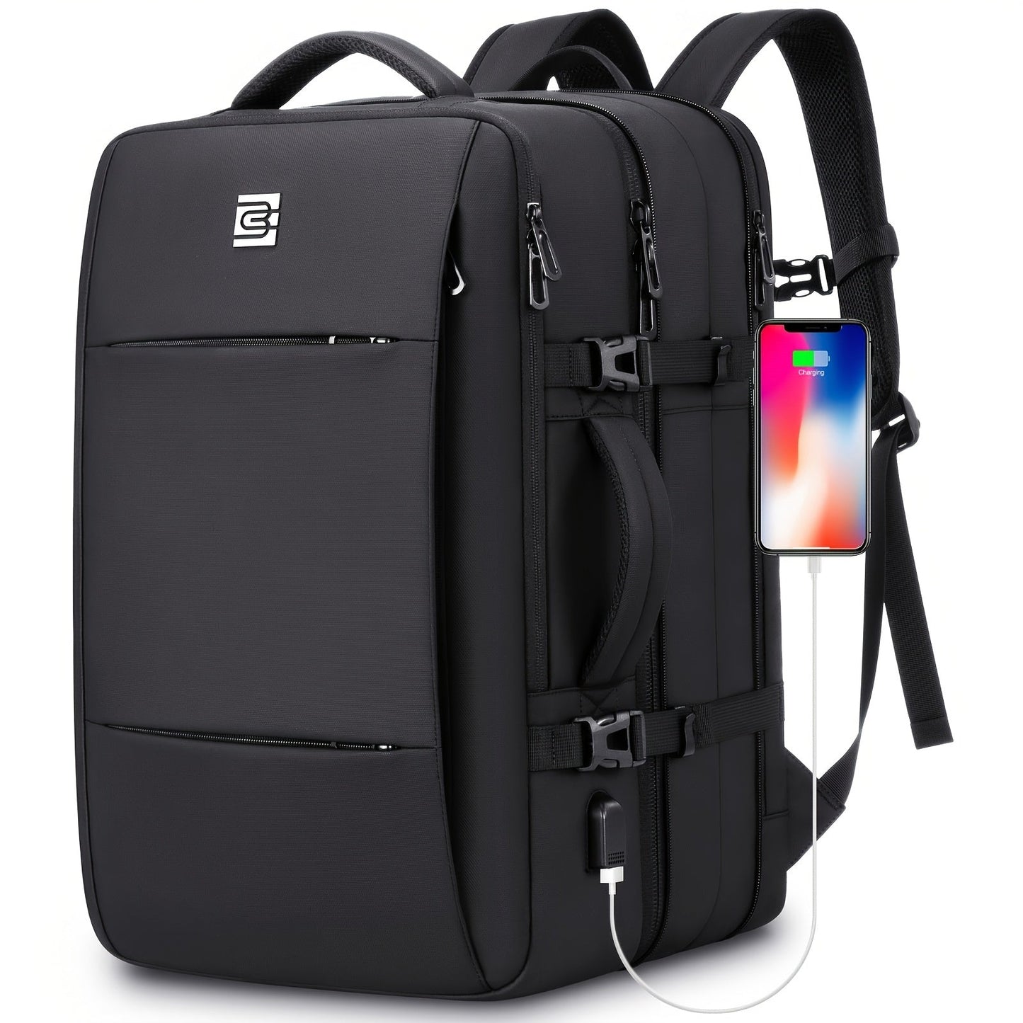 Laptop Backpack – 40L, 17 Inch, Expandable, for Travel – detail view 18