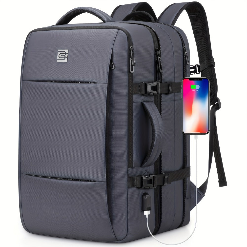 Laptop Backpack – 40L, 17 Inch, Expandable, for Travel – detail view 6