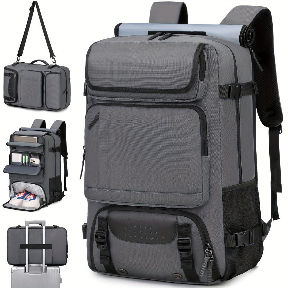 Laptop Backpack – 5 Colors, Adjustable Strap, for Travel – detail view 7