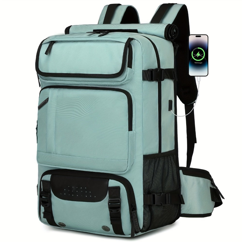 Laptop Backpack – 5 Colors, Adjustable Strap, for Travel – detail view 9