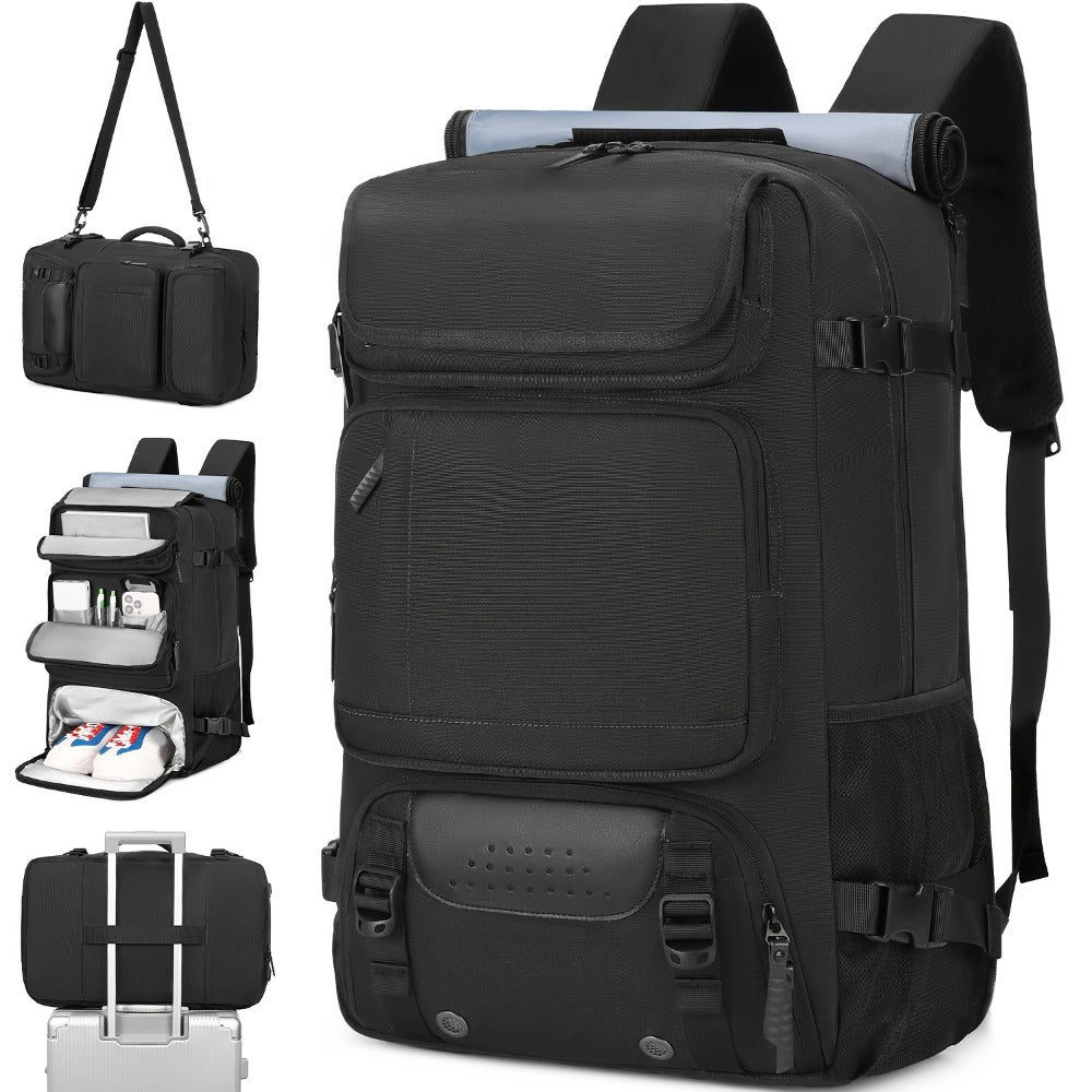 Laptop Backpack – 5 Colors, Adjustable Strap, for Travel – detail view 3