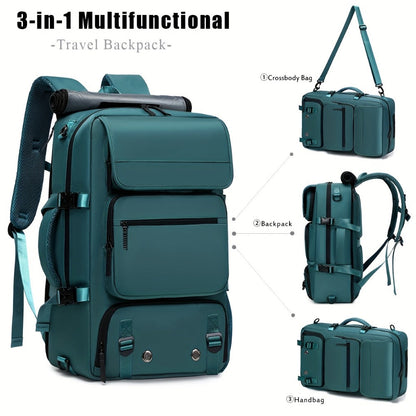 Laptop Backpack – Convertible, for Travel – detail view 3