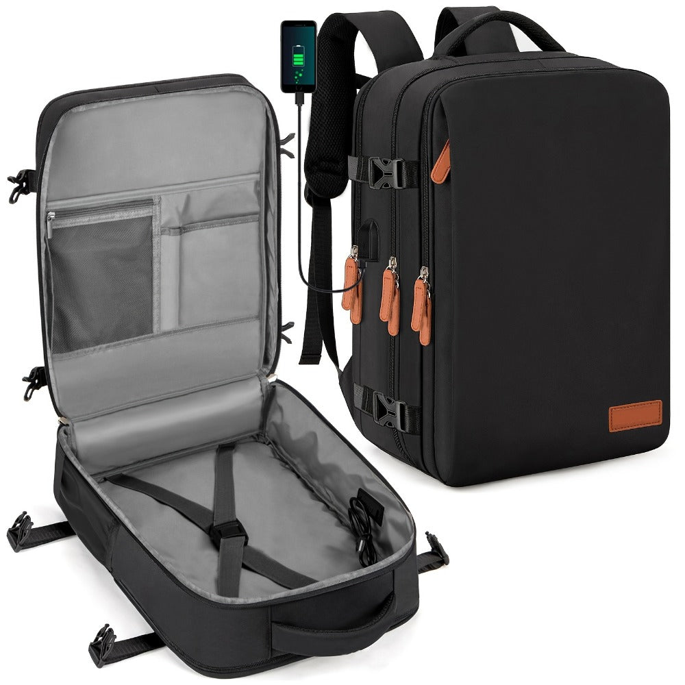 Laptop Backpack – Expandable, for Travel & School – detail view 4