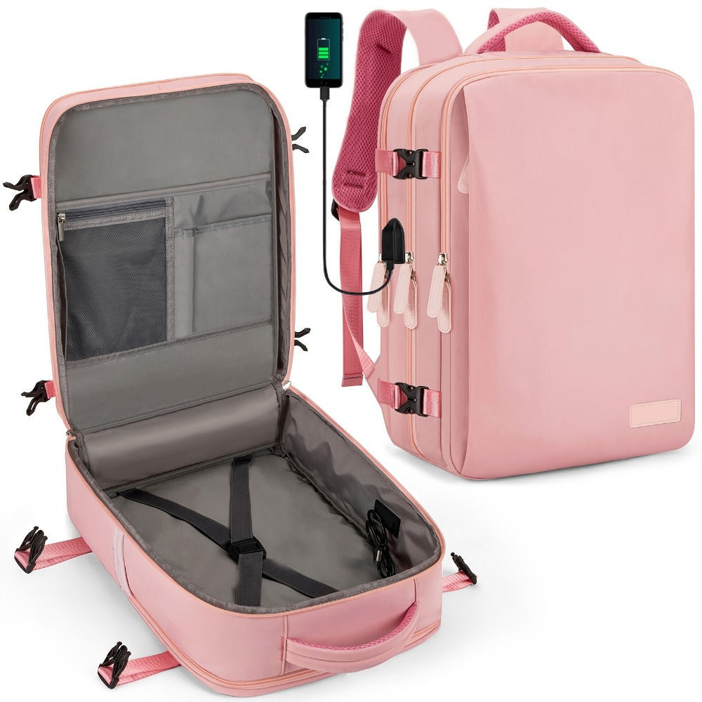 Laptop Backpack – Expandable, for Travel & School – detail view 8