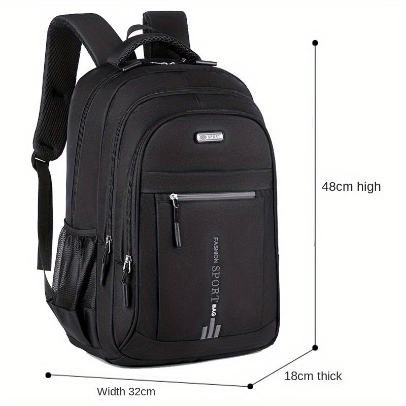 Laptop Backpack – 4 Colors, Large Capacity, Adjustable Strap, for Travel & Work – front view - product view 40