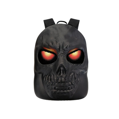 Laptop Backpack – Large Capacity, Led Skull Programmable App Controlled – detail view 9