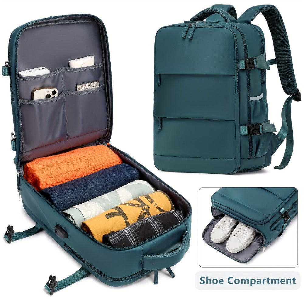 Laptop Backpack – Large Capacity, for Travel – front view