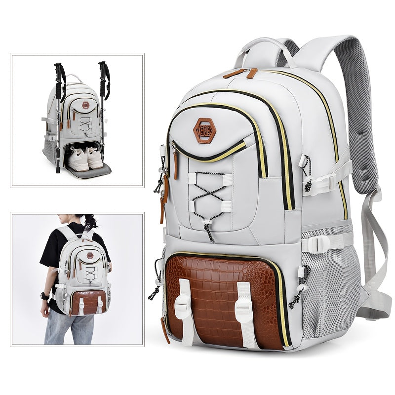 Laptop Backpack – Large Capacity, Waterproof, Multi-Pocket, Adjustable Strap – detail view 39