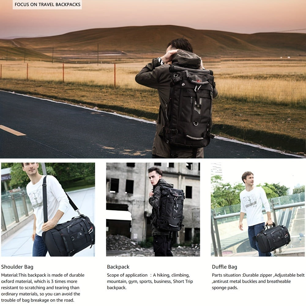Laptop Backpack – Nylon, Waterproof, Anti Theft, Multi Pocket – detail view 10