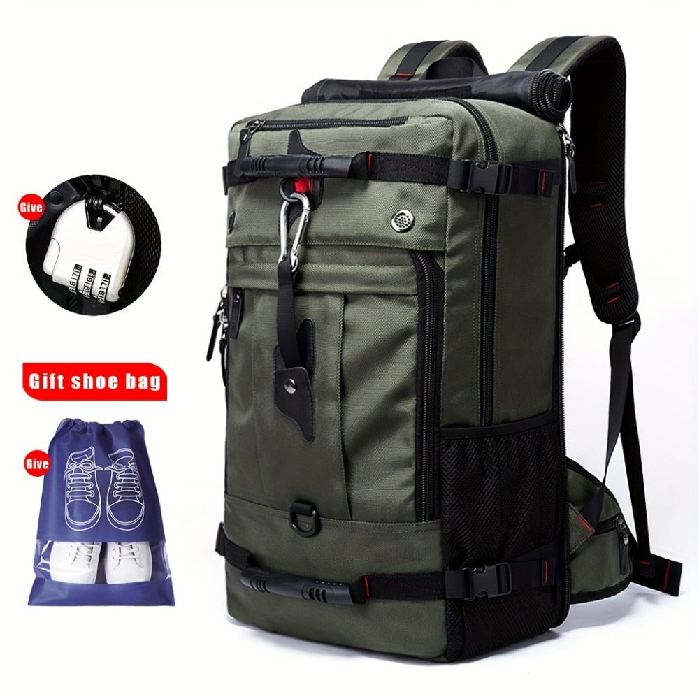 Laptop Backpack – Nylon, Waterproof, Anti Theft, Multi Pocket – detail view 5