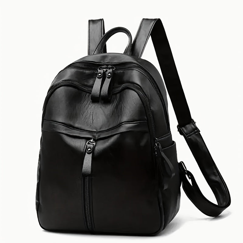 Laptop Backpack – Polyester, Anti-Theft, Large Capacity, for Travel & Work – front view - product view 17