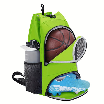 Laptop Backpack – Sports Gym Ball Shoe Laptop – front view - product view 32