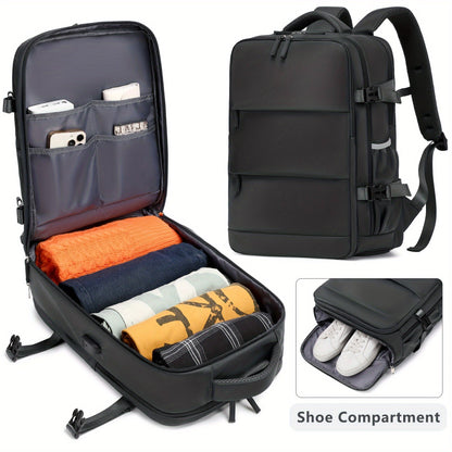 Laptop Backpack – for Travel, Carry On Airline Approved Laptop – front view - product view 27