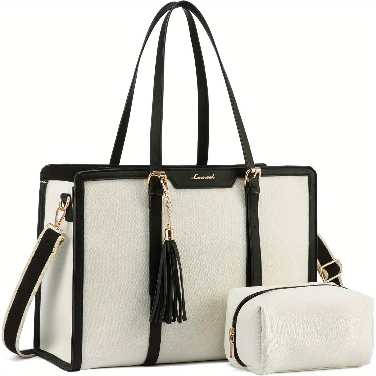 Laptop Bag – 6 Colors, 15.6 Inch, Canvas, Adjustable Strap – detail view 27