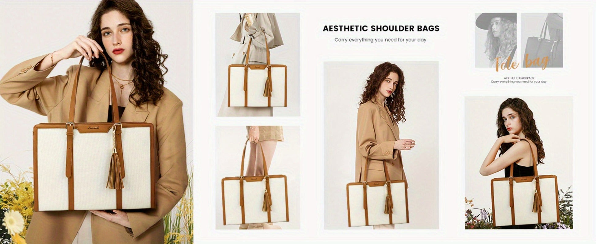 Laptop Bag – 6 Colors, 15.6 Inch, Canvas, Adjustable Strap – detail view 22