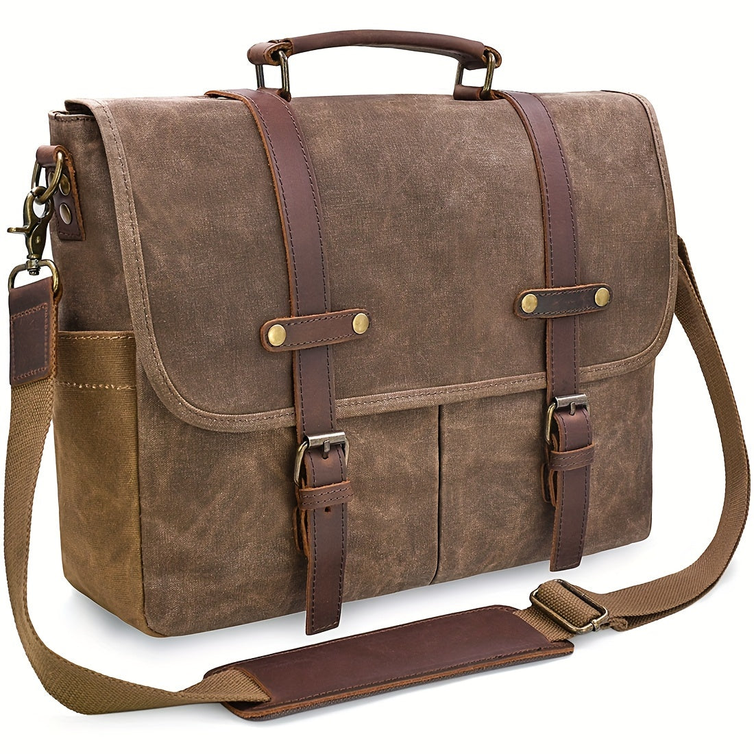 Laptop Bag – 15.6 Inch, Canvas, for Travel & Work – alternate view