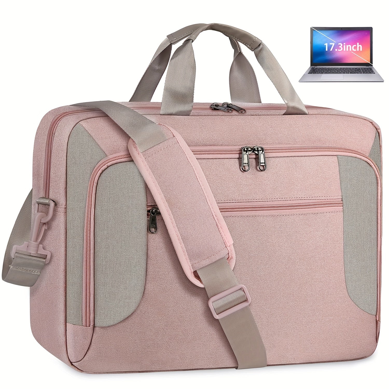 Laptop Bag – 17.3 Inch, Waterproof, for Travel & Work – front view - product view 8