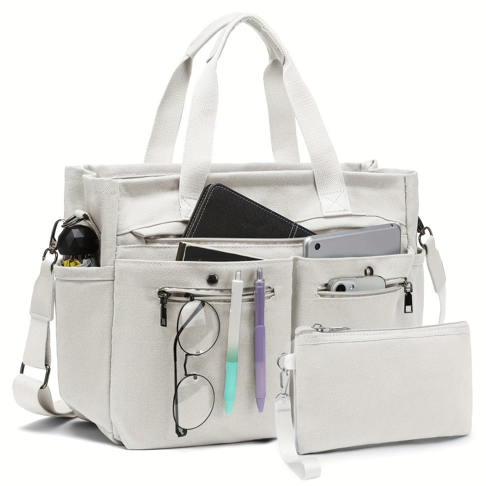 Laptop Bag – 2 Piece, Canvas, for Travel & Work – detail view 28