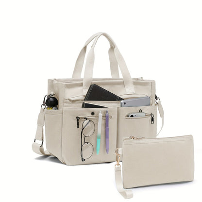 Laptop Bag – 2 Piece, Canvas, for Travel & Work – detail view 29