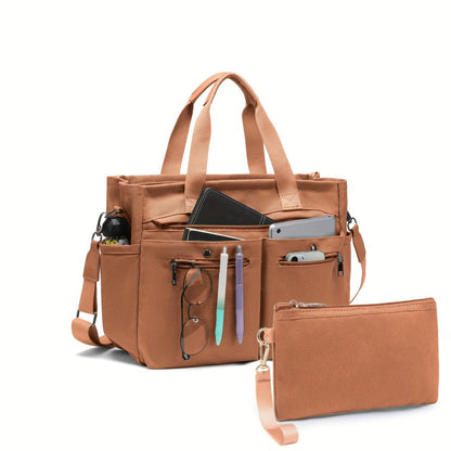 Laptop Bag – 2 Piece, Canvas, for Travel & Work – detail view 35