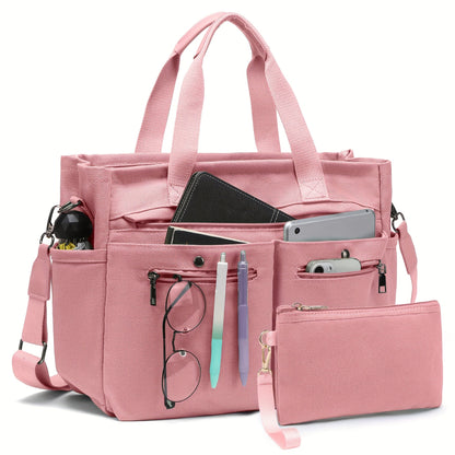 Laptop Bag – 2 Piece, Canvas, for Travel & Work – detail view 45