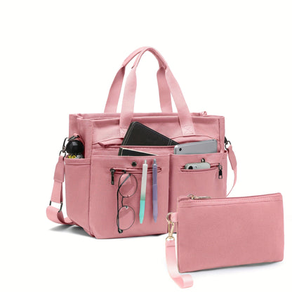 Laptop Bag – 2 Piece, Canvas, for Travel & Work – detail view 10