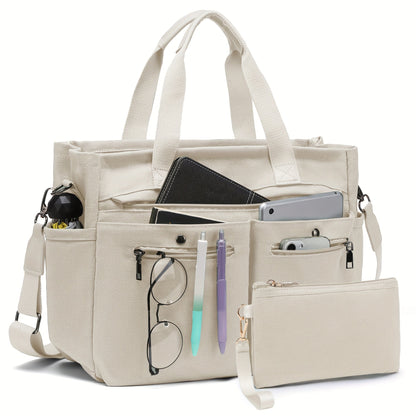 Laptop Bag – 2 Piece, Canvas, for Travel & Work – detail view 7