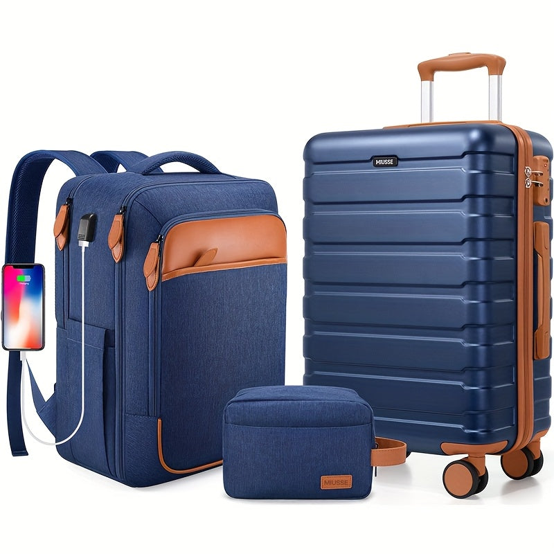 Laptop Bag – 3 Piece, Hardshell, TSA Lock, Spinner Wheels – detail view 22