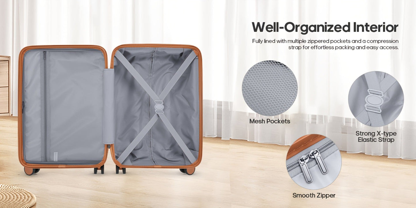 Laptop Bag – 3 Piece, Hardshell, TSA Lock, Spinner Wheels – detail view 15