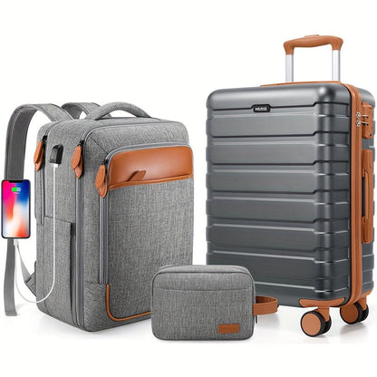 Laptop Bag – 3 Piece, Hardshell, TSA Lock, Spinner Wheels – detail view 23