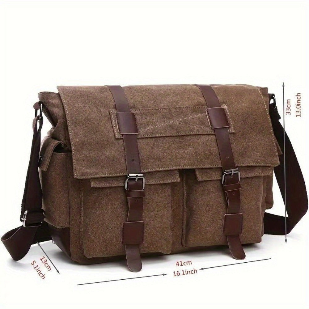 Laptop Bag – Canvas, Lightweight, Adjustable Strap, for Work & Everyday Use – detail view 13