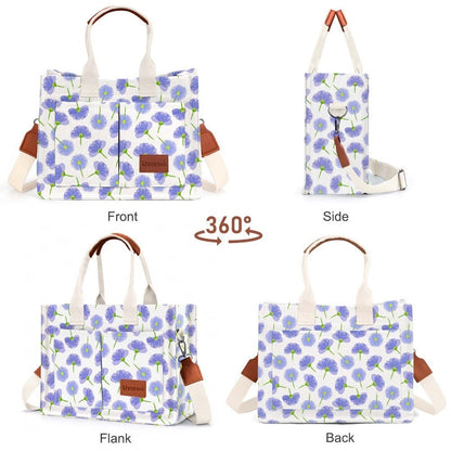 Laptop Bag – Canvas, Nylon, Adjustable Strap, for Travel & Work – detail view 17